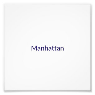 Create Your Own 6.82''x6.82'' Photo Enlargement Print