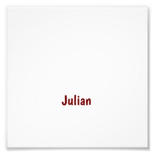Create Your Own 6.82''x6.82'' Photo Enlargement Print