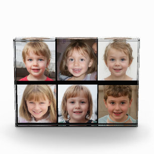 Create Your Own 6 Family Photo Collage Block