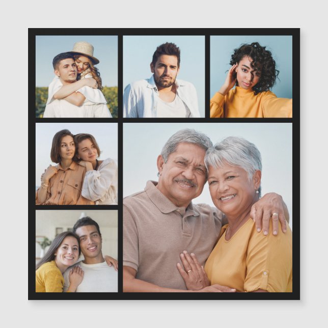 Create Your Own 6 Photo Collage  (Front)