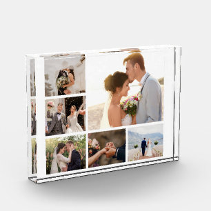 Create Your Own 6 Photo Collage Acrylic Award