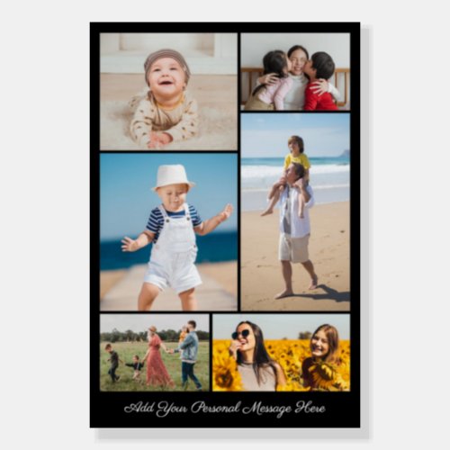 Create Your Own 6 Photo Collage Add Your Greeting Foam Board