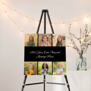 Create Your Own 6 Photo Collage Add Your Greeting Foam Board