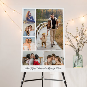 Create Your Own 6 Photo Collage Add Your Greeting Foam Board