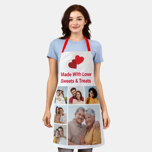 Create Your Own 6 Photo Collage Add Your Own Logo Apron