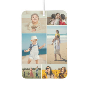 Create Your Own 6 Photo Collage Air Freshener