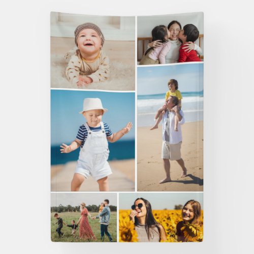 Create Your Own 6 Photo Collage Banner