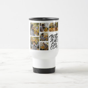 Create Your Own 6 Photo Collage Best Dad Ever Travel Mug