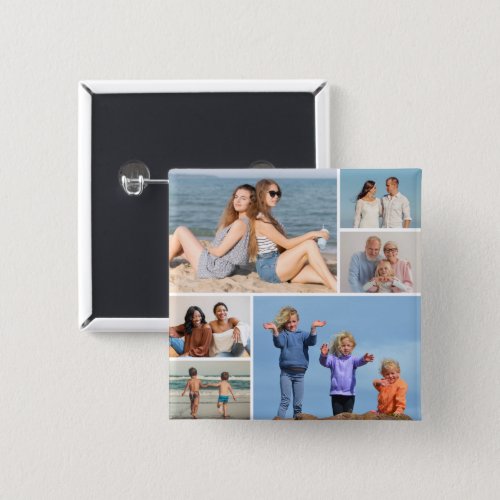 Create Your Own 6 Photo Collage Button