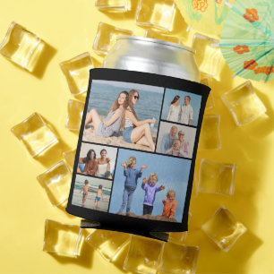 Create Your Own 6 Photo Collage Can Cooler