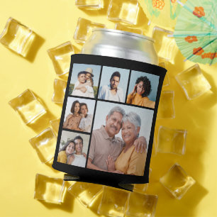 Create Your Own 6 Photo Collage Can Cooler