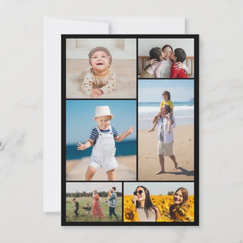 Create Your Own 6 Photo Collage Card