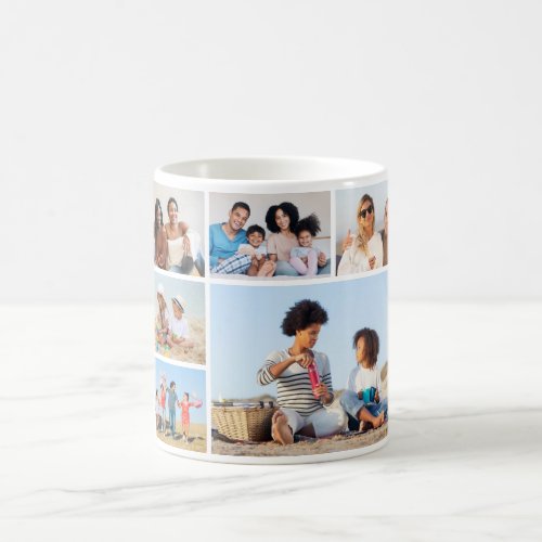 Create Your Own 6 Photo Collage Coffee Mug
