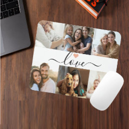 Create Your Own 6 Photo Collage Custom  Mouse Pad