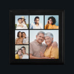 Create Your Own 6 Photo Collage Editable Color Gift Box<br><div class="desc">Create your own 6 Photo Collage for Christmas, Birthdays, Weddings, Anniversaries, Graduations, Father's Day, Mother's Day or any other Special Occasion, with our easy-to-use design tool. Add your favorite photos of friends, family, vacations, hobbies and pets and you'll have a stunning, one-of-a-kind photo collage. Our custom photo collage is perfect...</div>