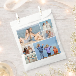 Create Your Own 6 Photo Collage Favor Bag