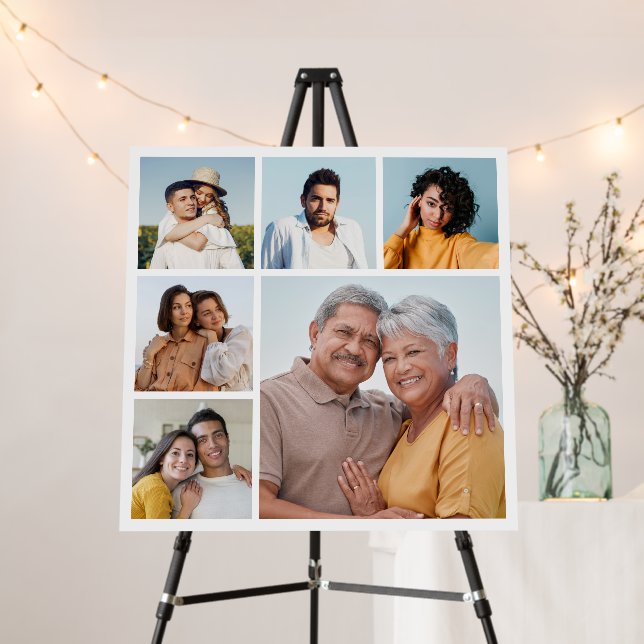 Create Your Own 6 Photo Collage  Foam Board (In Situ (Stand))