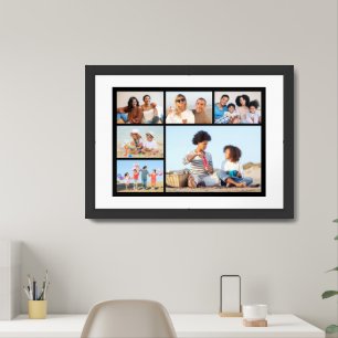 Create Your Own 6 Photo Collage  Framed Art