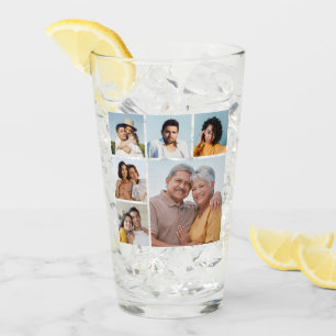 Create Your Own 6 Photo Collage Glass