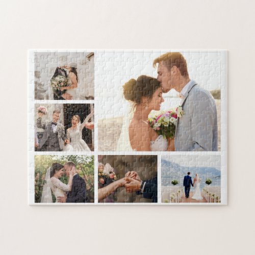 Create Your Own 6 Photo Collage Jigsaw Puzzle