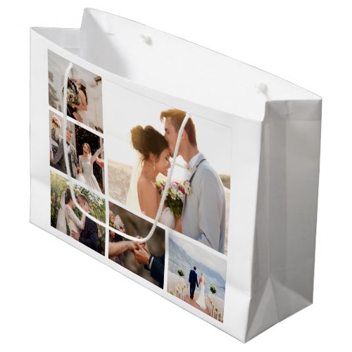 Create Your Own 6 Photo Collage Large Gift Bag