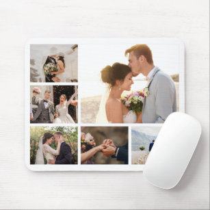 Create Your Own 6 Photo Collage Mouse Pad