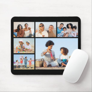 Create Your Own 6 Photo Collage Mouse Pad