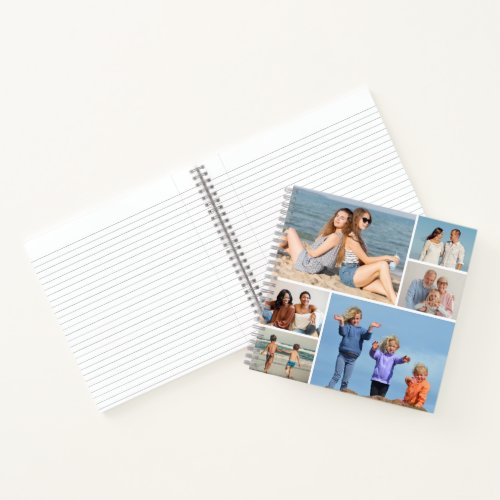 Create Your Own 6 Photo Collage Notebook