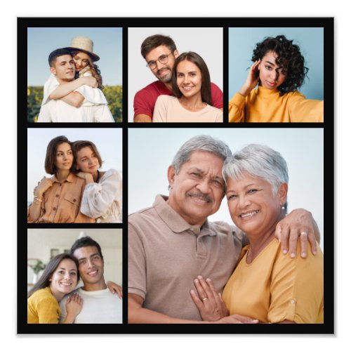 Create Your Own 6 Photo Collage Photo Enlargement