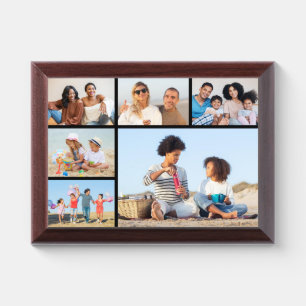 Create Your Own 6 Photo Collage Plaque