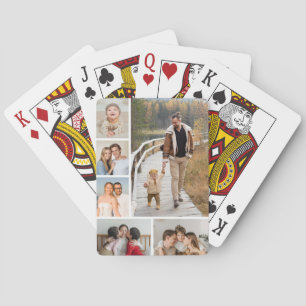 Create Your Own 6 Photo Collage Poker Cards