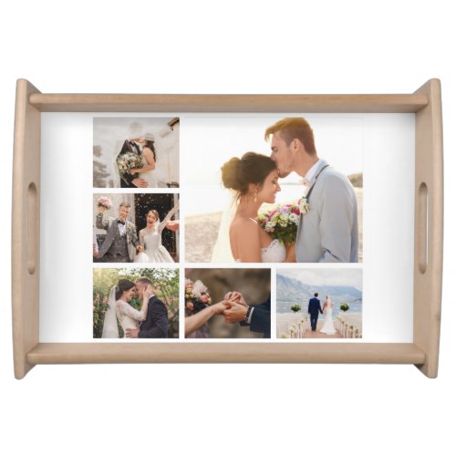 Create Your Own 6 Photo Collage Serving Tray