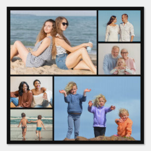 Create Your Own 6 Photo Collage Sign