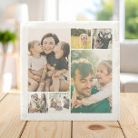 Create Your Own 6 Photo Collage Stone Coaster<br><div class="desc">Create your own custom photo collage stone coaster featuring 6 of your favorite picture memories. A great gift idea for family and friends or personalized kitchen decor.</div>