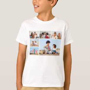 Create Your Own 6 Photo Collage  T-Shirt
