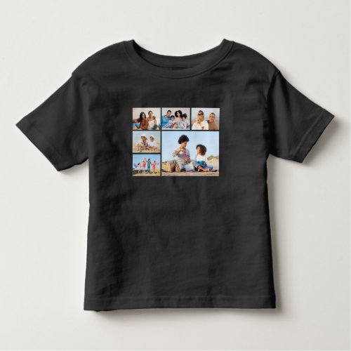 Create Your Own 6 Photo Collage  Toddler T_shirt