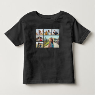 Create Your Own 6 Photo Collage Toddler T-shirt