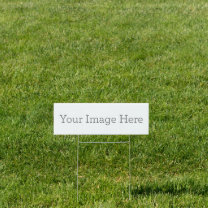 Create Your Own 6" x 18" Yard Sign with H frame