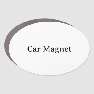 Create Your Own 6" x 4" Oval Car Magnet