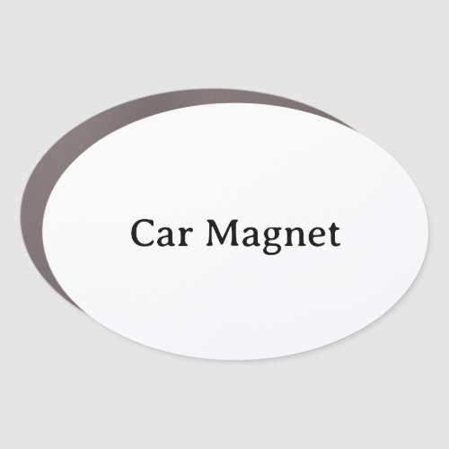 Create Your Own 6" x 4" Oval Car Magnet