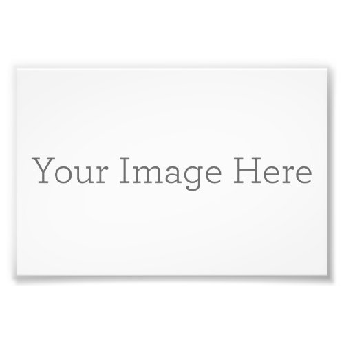 Create Your Own 6 x 4 Satin Photo Enlargement