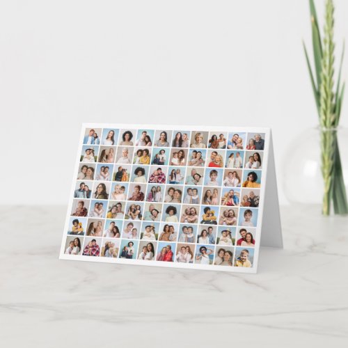 Create Your Own 70 Photo Collage Card