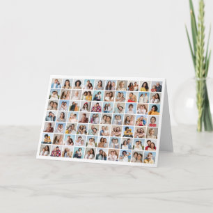 Create Your Own 70 Photo Collage Card