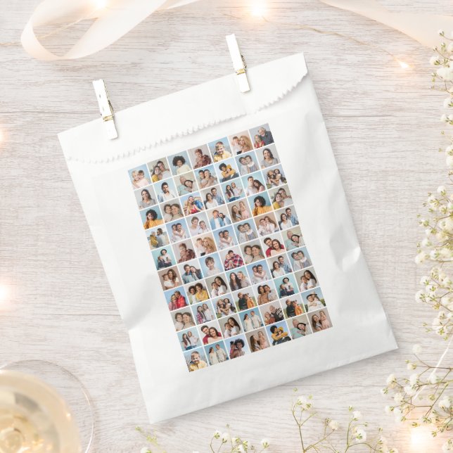 Create Your Own 70 Photo Collage Favor Bag (Clipped)