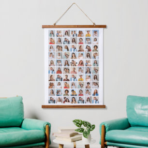 Create Your Own 70 Photo Collage Hanging Tapestry