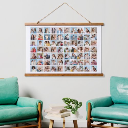 Create Your Own 70 Photo Collage Hanging Tapestry