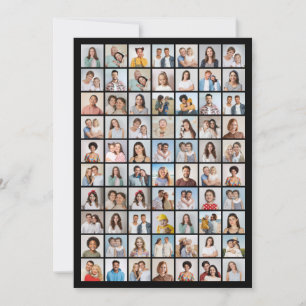 Create Your Own 70 Photo Collage Note Card
