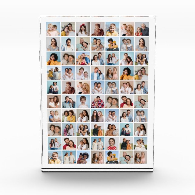 Create Your Own 70 Photo Collage Photo Block (Front)