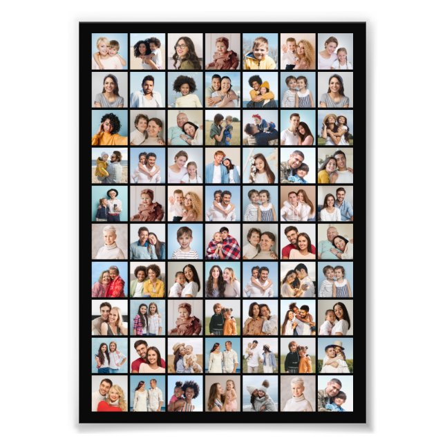 Create Your Own 70 Photo Collage Photo Enlargement (Front)