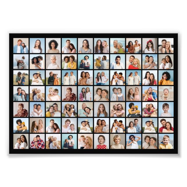 Create Your Own 70 Photo Collage Photo Enlargement (Front)